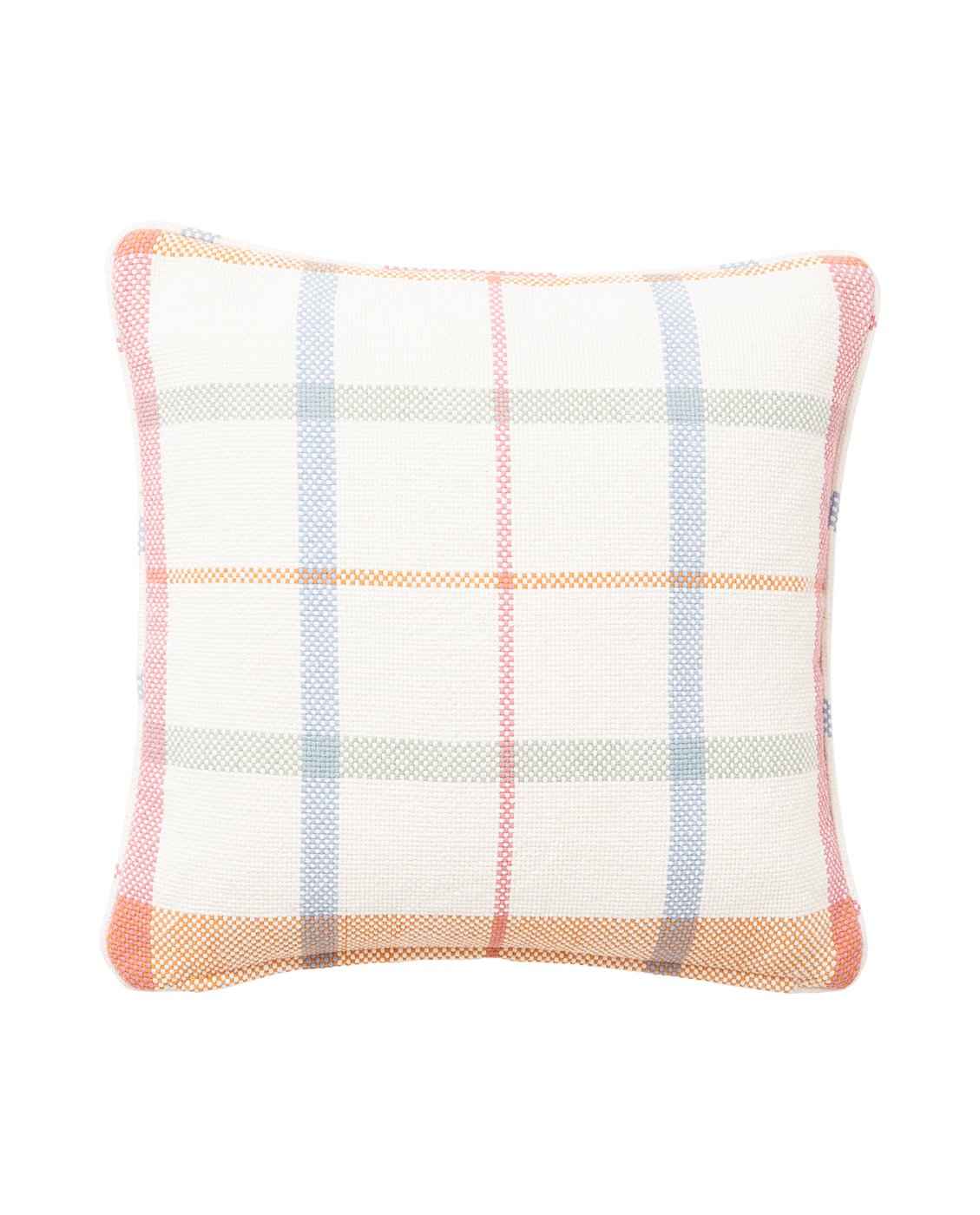 Rutet putetrekk i kraftig økologisk bomull - Flerfarget