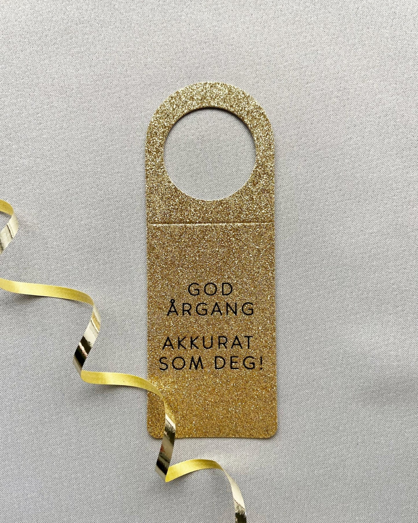 Flaskekort - God årgang- akkurat som deg