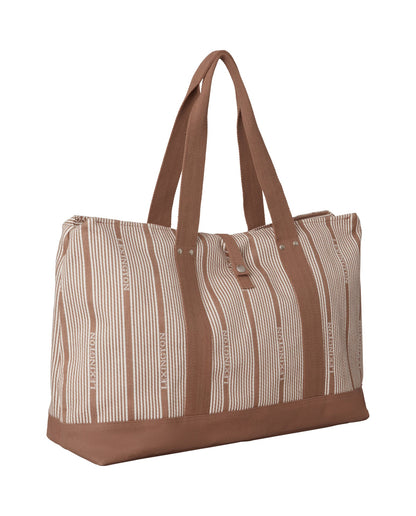 Weekend Bag - Avenue Jacquard Brun