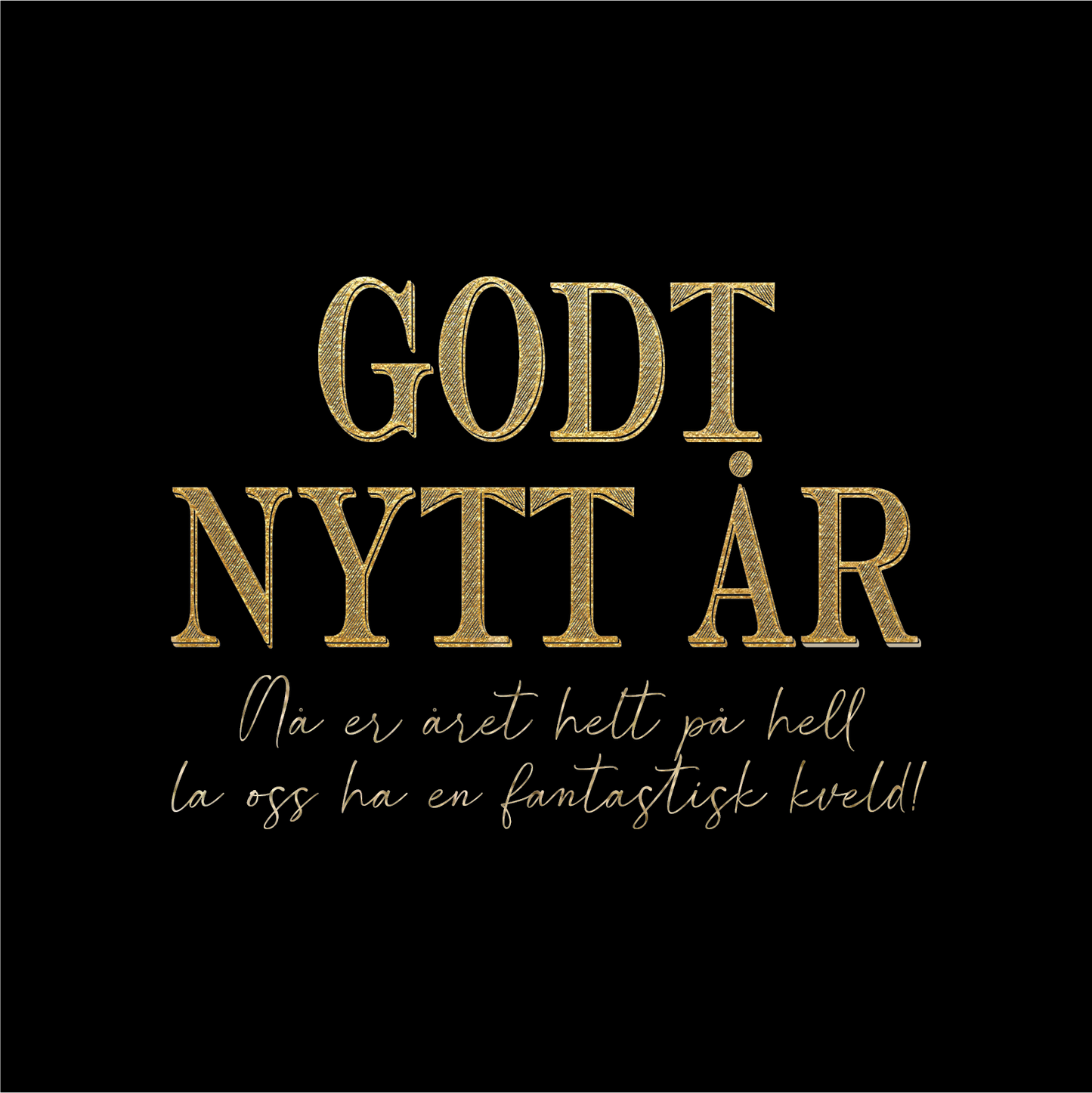 Airlaid Servietter - Godt nytt år