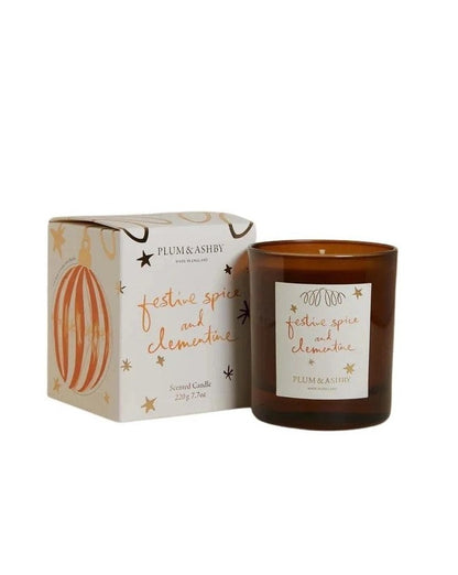 Duftlys-Festive Spice & Clementine 220g