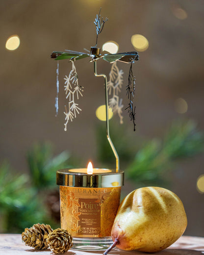 Gavepakke - Duftlys med Karusell Succulent Pear