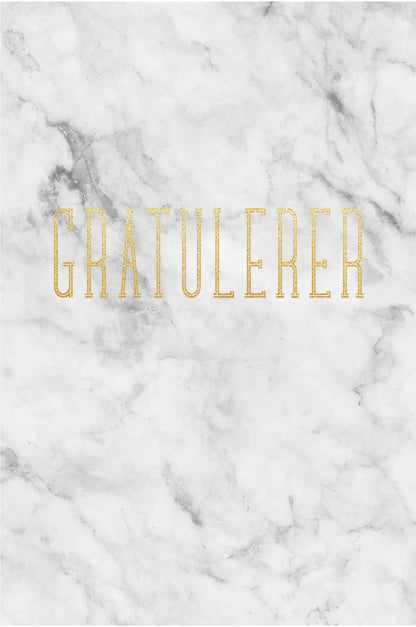 Gratulasjonskort - Gratulerer