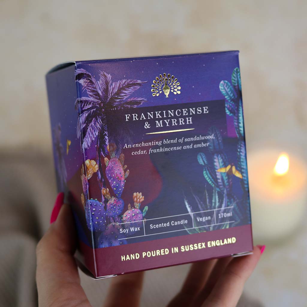 Duftlys - Frankincense & Myrrh 170g