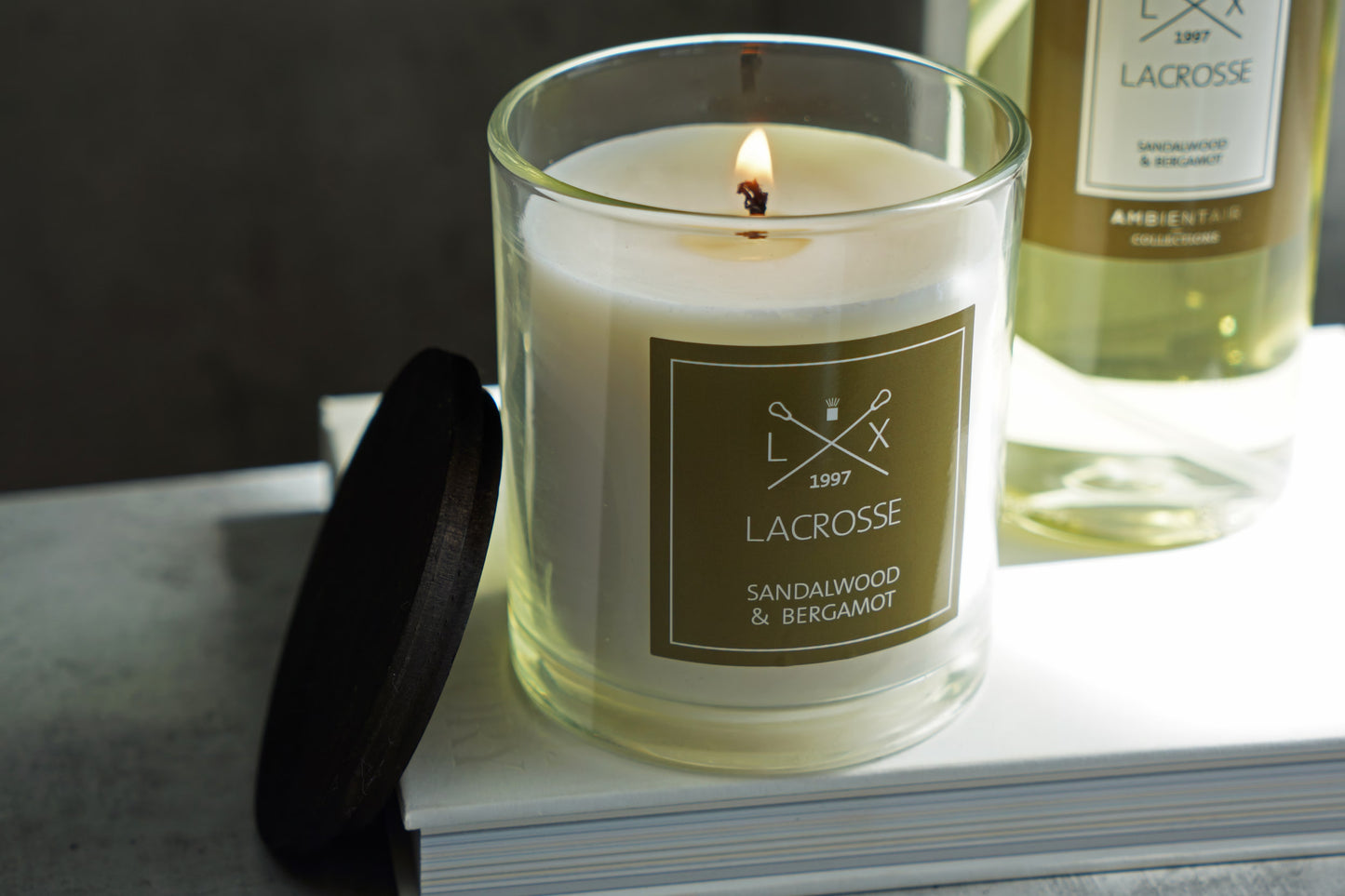 Duftlys - Lacrosse Sandalwood & Bergamot 200g