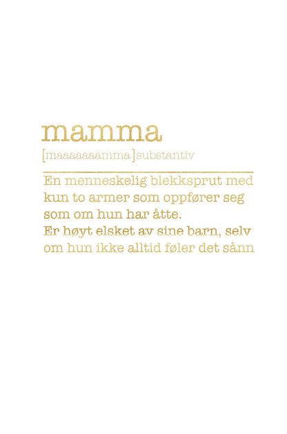 Gratulasjonskort - Mamma