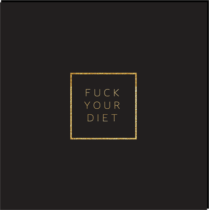 Sorte servietter - Fuck your diet