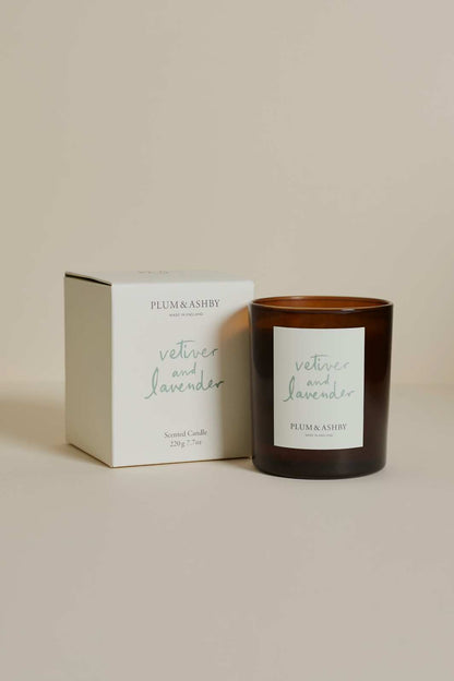 Duftlys - Vetiver & Lavendel 220g